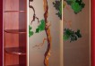 Витражный шкаф-купе «прекрасное дерево»