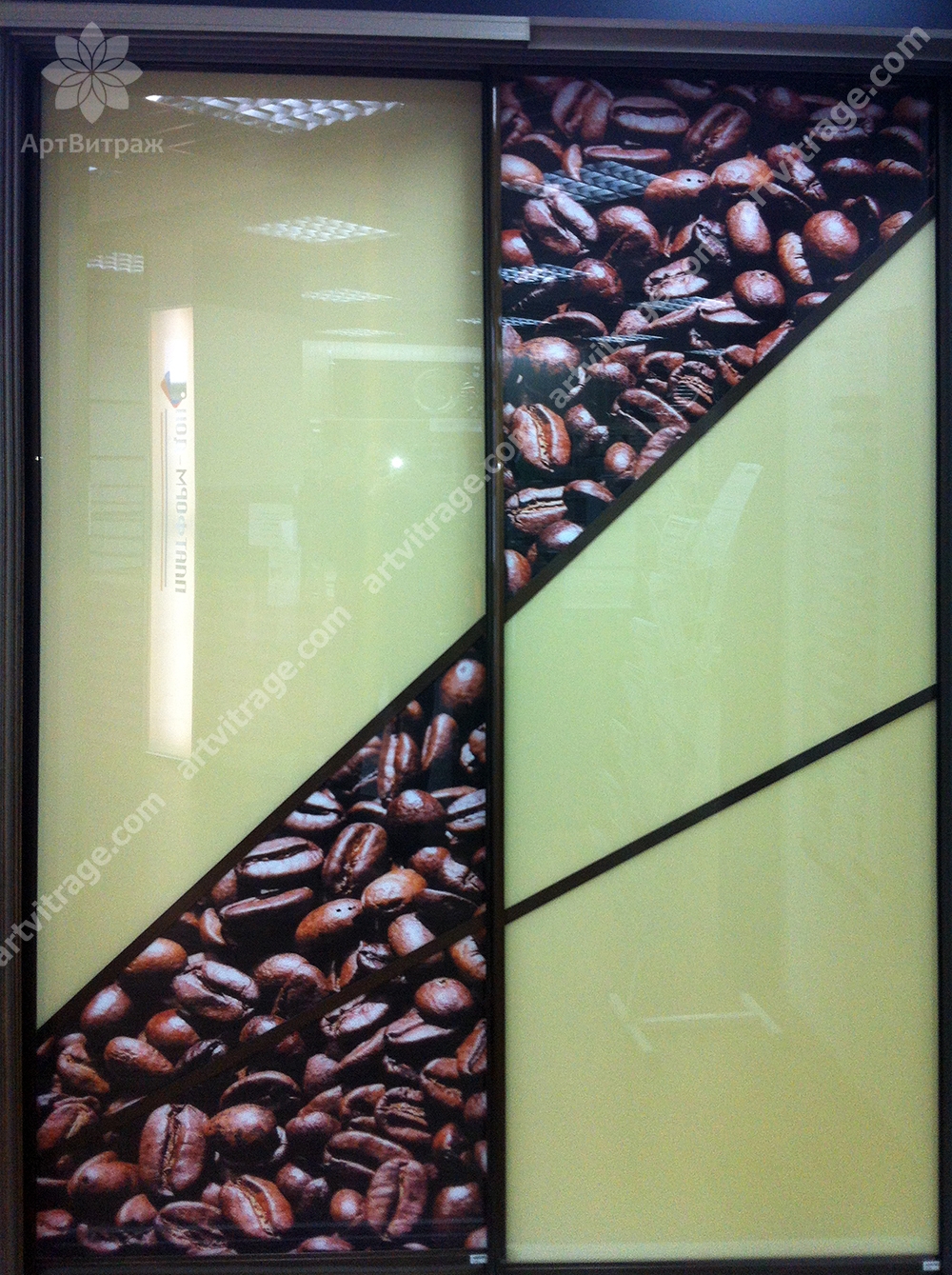 Фасад шкафа-купе «Кофейное настроение»