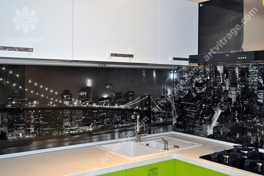 Кухонная панель «городская перспектива»